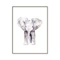 Picture of Cute Baby Elephant _GroupedProduct_Rectangle_Portrait_Mini_ _GroupedProduct_Rectangle_Portrait_Canvas_Framed_