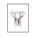 Picture of Cute Baby Elephant _GroupedProduct_Rectangle_Portrait_Mini_ _GroupedProduct_Rectangle_Portrait_Canvas_Framed_