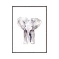 Picture of Cute Baby Elephant _GroupedProduct_Rectangle_Portrait_Mini_ _GroupedProduct_Rectangle_Portrait_Canvas_Framed_
