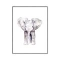 Picture of Cute Baby Elephant _GroupedProduct_Rectangle_Portrait_Mini_ _GroupedProduct_Rectangle_Portrait_Canvas_Framed_
