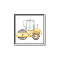 Picture of Bulldozer _GroupedProduct_Square_Mini_ _GroupedProduct_Square_Canvas_Framed_