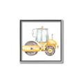 Picture of Bulldozer _GroupedProduct_Square_Mini_ _GroupedProduct_Square_Canvas_Framed_