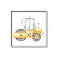 Picture of Bulldozer _GroupedProduct_Square_Mini_ _GroupedProduct_Square_Canvas_Framed_