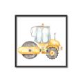 Picture of Bulldozer _GroupedProduct_Square_Mini_ _GroupedProduct_Square_Canvas_Framed_