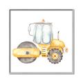 Picture of Bulldozer _GroupedProduct_Square_Mini_ _GroupedProduct_Square_Canvas_Framed_