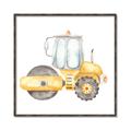 Picture of Bulldozer _GroupedProduct_Square_Mini_ _GroupedProduct_Square_Canvas_Framed_