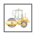 Picture of Bulldozer _GroupedProduct_Square_Mini_ _GroupedProduct_Square_Canvas_Framed_
