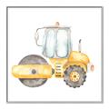 Picture of Bulldozer _GroupedProduct_Square_Mini_ _GroupedProduct_Square_Canvas_Framed_