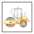 Picture of Bulldozer _GroupedProduct_Square_Mini_ _GroupedProduct_Square_Canvas_Framed_