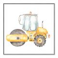 Picture of Bulldozer _GroupedProduct_Square_Mini_ _GroupedProduct_Square_Canvas_Framed_