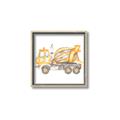 Picture of Concrete mixer truck _GroupedProduct_Square_Mini_ _GroupedProduct_Square_Canvas_Framed_