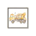 Picture of Concrete mixer truck _GroupedProduct_Square_Mini_ _GroupedProduct_Square_Canvas_Framed_