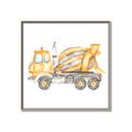 Picture of Concrete mixer truck _GroupedProduct_Square_Mini_ _GroupedProduct_Square_Canvas_Framed_