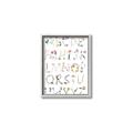 Picture of Botanical alphabet _GroupedProduct_Rectangle_Portrait_Mini_ _GroupedProduct_Rectangle_Portrait_Canvas_Framed_