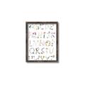 Picture of Botanical alphabet _GroupedProduct_Rectangle_Portrait_Mini_ _GroupedProduct_Rectangle_Portrait_Canvas_Framed_