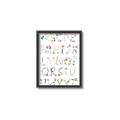 Picture of Botanical alphabet _GroupedProduct_Rectangle_Portrait_Mini_ _GroupedProduct_Rectangle_Portrait_Canvas_Framed_