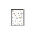 Picture of Botanical alphabet _GroupedProduct_Rectangle_Portrait_Mini_ _GroupedProduct_Rectangle_Portrait_Canvas_Framed_