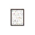Picture of Botanical alphabet _GroupedProduct_Rectangle_Portrait_Mini_ _GroupedProduct_Rectangle_Portrait_Canvas_Framed_