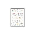 Picture of Botanical alphabet _GroupedProduct_Rectangle_Portrait_Mini_ _GroupedProduct_Rectangle_Portrait_Canvas_Framed_
