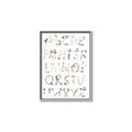Picture of Botanical alphabet _GroupedProduct_Rectangle_Portrait_Mini_ _GroupedProduct_Rectangle_Portrait_Canvas_Framed_