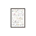 Picture of Botanical alphabet _GroupedProduct_Rectangle_Portrait_Mini_ _GroupedProduct_Rectangle_Portrait_Canvas_Framed_