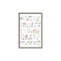 Picture of Botanical alphabet _GroupedProduct_Rectangle_Portrait_Mini_ _GroupedProduct_Rectangle_Portrait_Canvas_Framed_