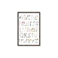 Picture of Botanical alphabet _GroupedProduct_Rectangle_Portrait_Mini_ _GroupedProduct_Rectangle_Portrait_Canvas_Framed_