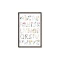 Picture of Botanical alphabet _GroupedProduct_Rectangle_Portrait_Mini_ _GroupedProduct_Rectangle_Portrait_Canvas_Framed_