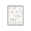 Picture of Botanical alphabet _GroupedProduct_Rectangle_Portrait_Mini_ _GroupedProduct_Rectangle_Portrait_Canvas_Framed_