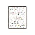Picture of Botanical alphabet _GroupedProduct_Rectangle_Portrait_Mini_ _GroupedProduct_Rectangle_Portrait_Canvas_Framed_