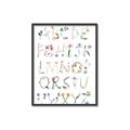 Picture of Botanical alphabet _GroupedProduct_Rectangle_Portrait_Mini_ _GroupedProduct_Rectangle_Portrait_Canvas_Framed_