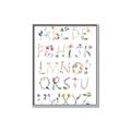 Picture of Botanical alphabet _GroupedProduct_Rectangle_Portrait_Mini_ _GroupedProduct_Rectangle_Portrait_Canvas_Framed_