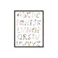 Picture of Botanical alphabet _GroupedProduct_Rectangle_Portrait_Mini_ _GroupedProduct_Rectangle_Portrait_Canvas_Framed_