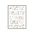 Picture of Botanical alphabet _GroupedProduct_Rectangle_Portrait_Mini_ _GroupedProduct_Rectangle_Portrait_Canvas_Framed_