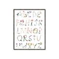 Picture of Botanical alphabet _GroupedProduct_Rectangle_Portrait_Mini_ _GroupedProduct_Rectangle_Portrait_Canvas_Framed_