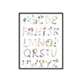 Picture of Botanical alphabet _GroupedProduct_Rectangle_Portrait_Mini_ _GroupedProduct_Rectangle_Portrait_Canvas_Framed_