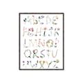 Picture of Botanical alphabet _GroupedProduct_Rectangle_Portrait_Mini_ _GroupedProduct_Rectangle_Portrait_Canvas_Framed_