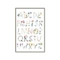 Picture of Botanical alphabet _GroupedProduct_Rectangle_Portrait_Mini_ _GroupedProduct_Rectangle_Portrait_Canvas_Framed_