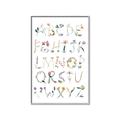 Picture of Botanical alphabet _GroupedProduct_Rectangle_Portrait_Mini_ _GroupedProduct_Rectangle_Portrait_Canvas_Framed_