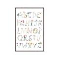 Picture of Botanical alphabet _GroupedProduct_Rectangle_Portrait_Mini_ _GroupedProduct_Rectangle_Portrait_Canvas_Framed_