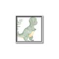 Picture of Cute Dinosaur I _GroupedProduct_Square_Mini_ _GroupedProduct_Square_Canvas_Framed_