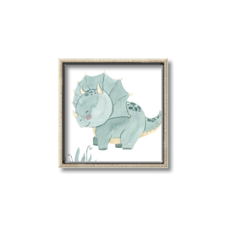 Picture of Cute Dinosaur II _GroupedProduct_Square_Mini_ _GroupedProduct_Square_Canvas_Framed_