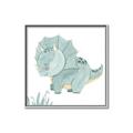 Picture of Cute Dinosaur II _GroupedProduct_Square_Mini_ _GroupedProduct_Square_Canvas_Framed_