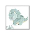 Picture of Cute Dinosaur II _GroupedProduct_Square_Mini_ _GroupedProduct_Square_Canvas_Framed_