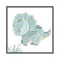 Picture of Cute Dinosaur II _GroupedProduct_Square_Mini_ _GroupedProduct_Square_Canvas_Framed_