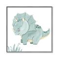 Picture of Cute Dinosaur II _GroupedProduct_Square_Mini_ _GroupedProduct_Square_Canvas_Framed_