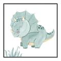 Picture of Cute Dinosaur II _GroupedProduct_Square_Mini_ _GroupedProduct_Square_Canvas_Framed_