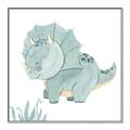 Picture of Cute Dinosaur II _GroupedProduct_Square_Mini_ _GroupedProduct_Square_Canvas_Framed_