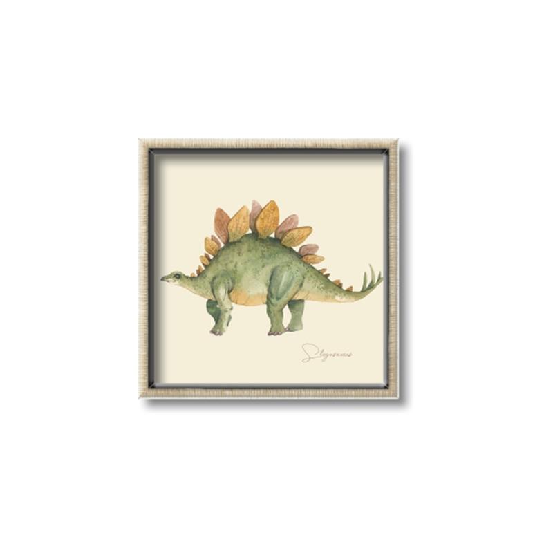 Picture of Stegosaurus _GroupedProduct_Square_Mini_ _GroupedProduct_Square_Canvas_Framed_