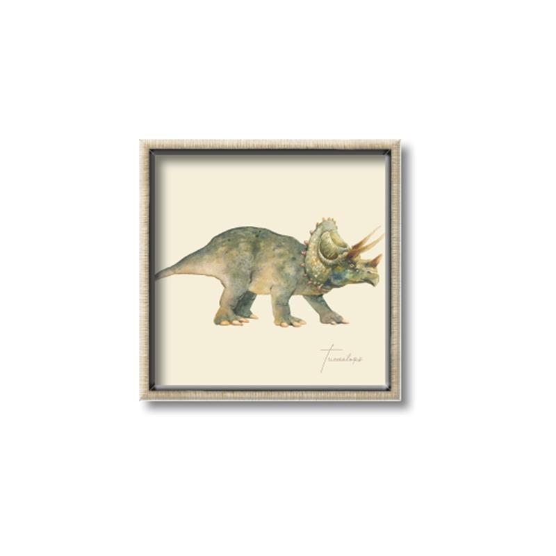 Picture of Triceratops _GroupedProduct_Square_Mini_ _GroupedProduct_Square_Canvas_Framed_
